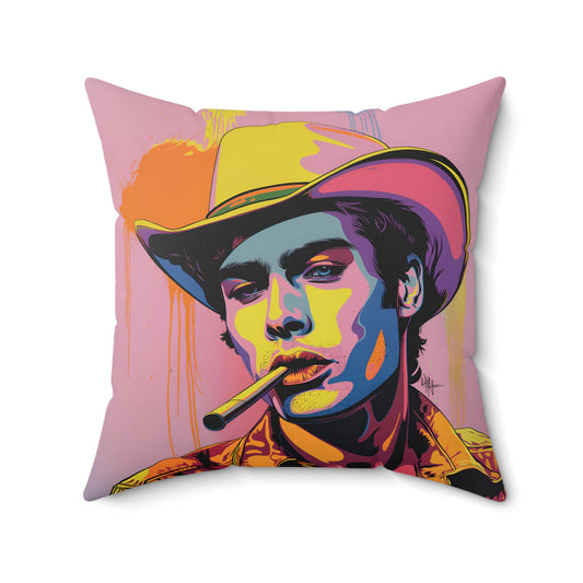 Honky Tonk Man Throw Pillow