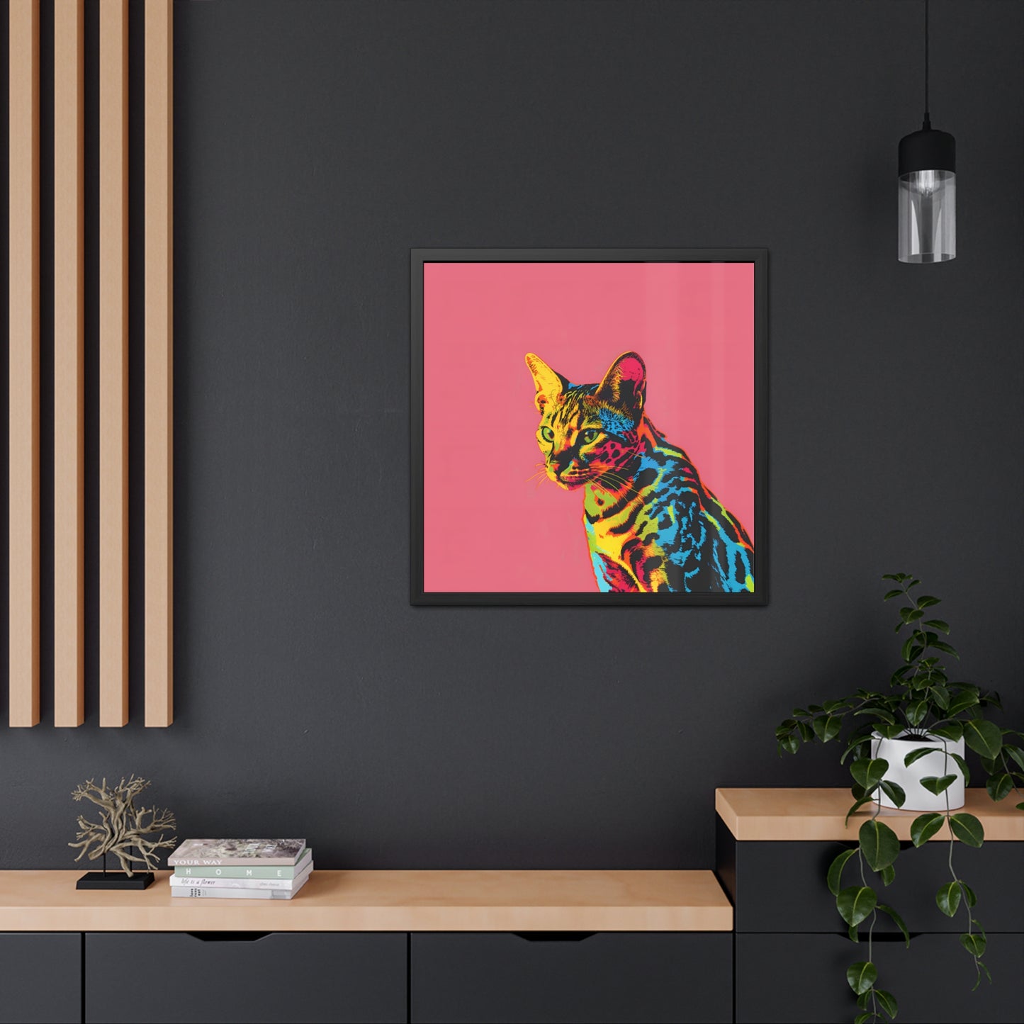 Savannah Cat - Framed