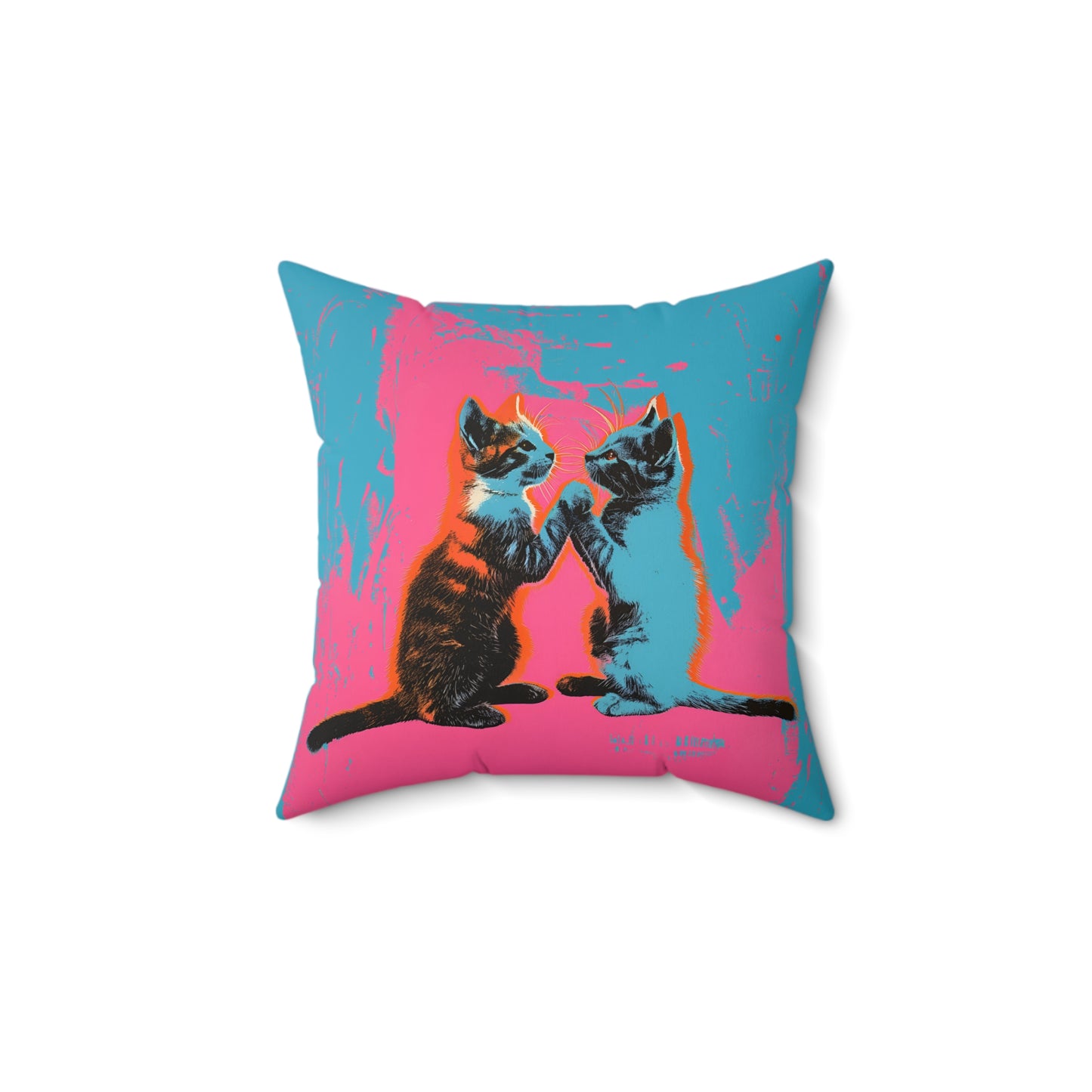 Curiosity Killed The Cat Throw Pillow