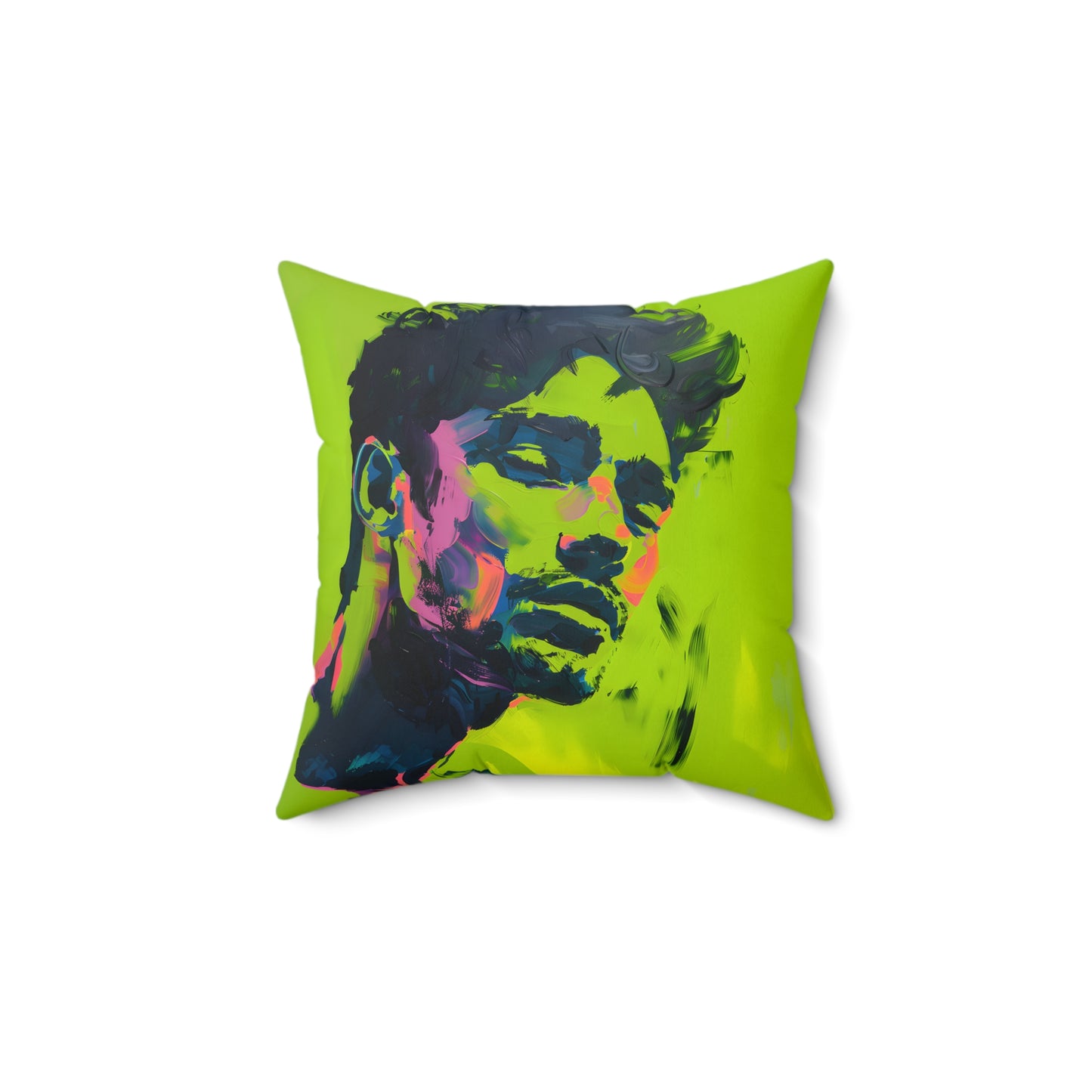 Dreamy Smile Throw Pillow