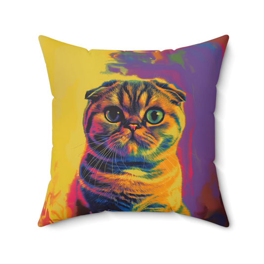 Scottish Fold Throw Pillow