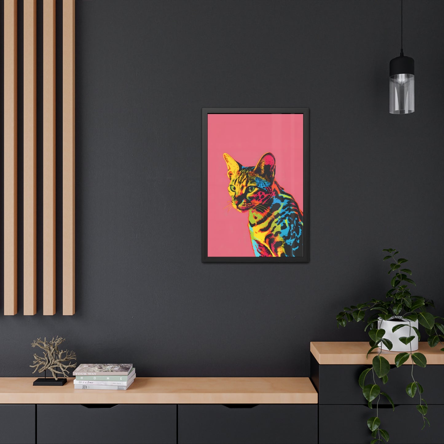 Savannah Cat - Framed