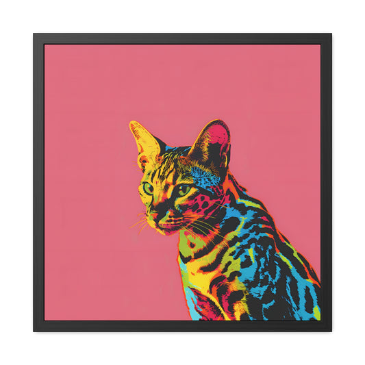 Savannah Cat - Framed