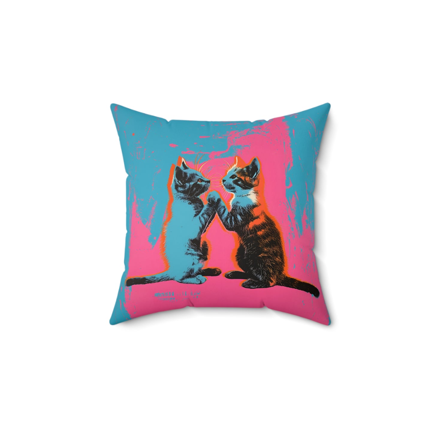 Curiosity Killed The Cat Throw Pillow