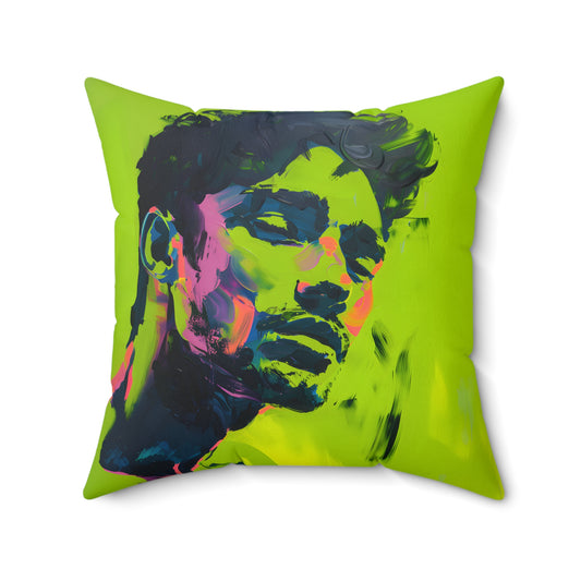 Dreamy Smile Throw Pillow