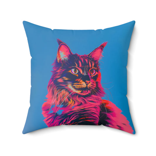 Maine Coon Throw Pillow