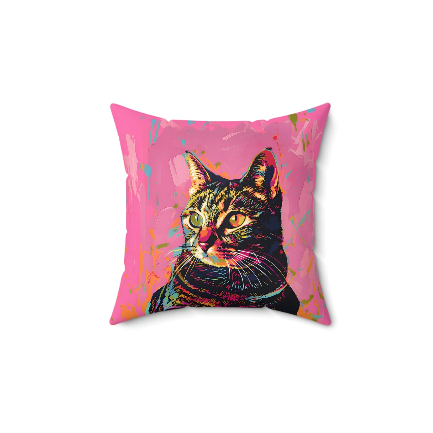 Tabby Throw Pillow